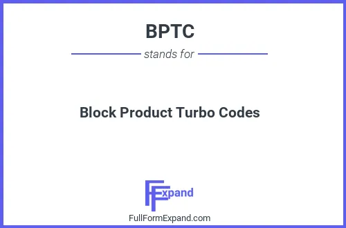 Full form of BPTC
