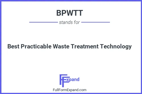 Full form of BPWTT