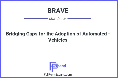 Full form of BRAVE