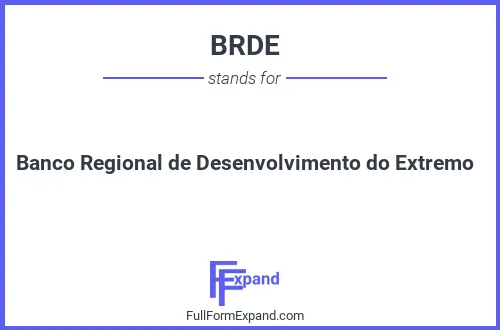 Full form of BRDE