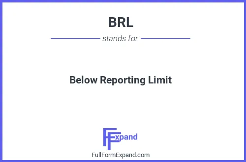 Full form of BRL