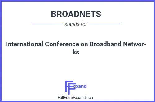 Full form of BROADNETS