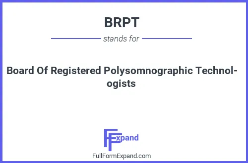 Full form of BRPT