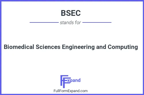 Full form of BSEC