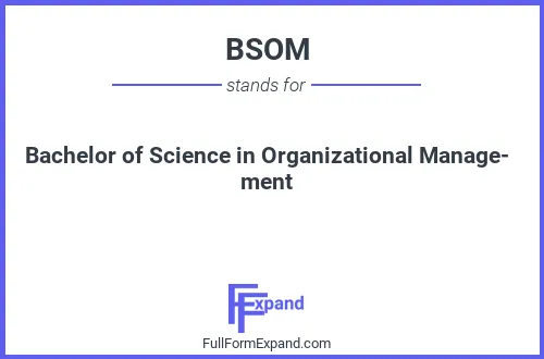 Full form of BSOM
