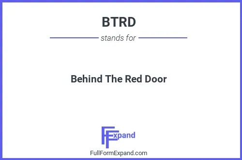 Full form of BTRD