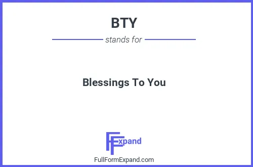 Full form of BTY
