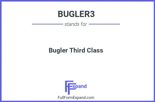 Full form of BUGLER3