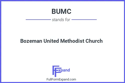 Full form of BUMC
