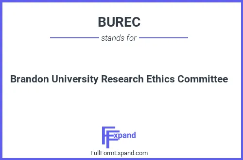 Full form of BUREC