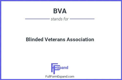 Full form of BVA