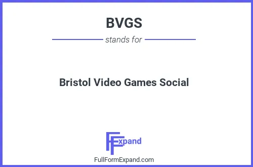 Full form of BVGS