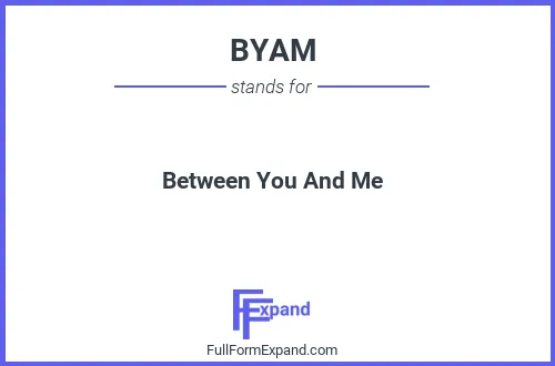 Full form of BYAM