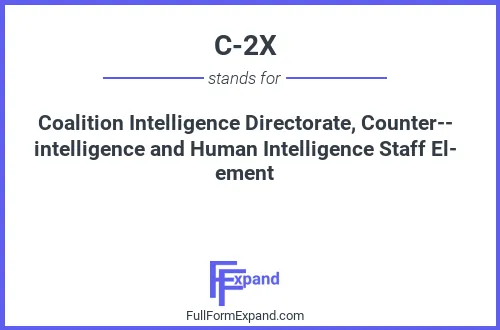 Full form of C-2X