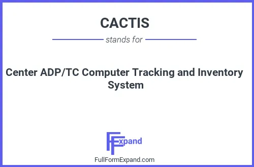 Full form of CACTIS