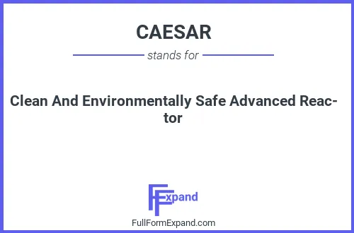 Full form of CAESAR
