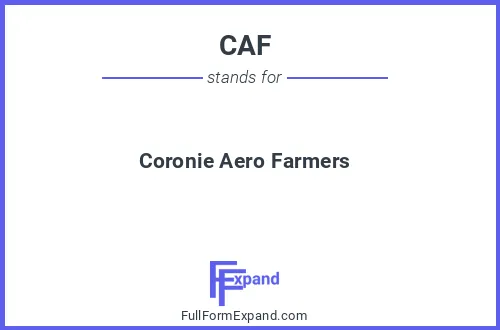 Full form of CAF