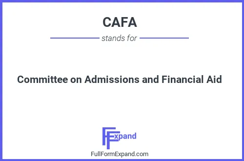 Full form of CAFA