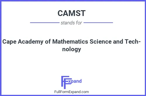 Full form of CAMST