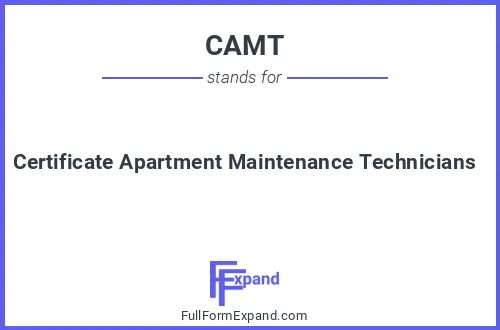 Full form of CAMT