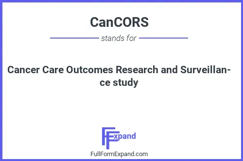 Full form of CanCORS