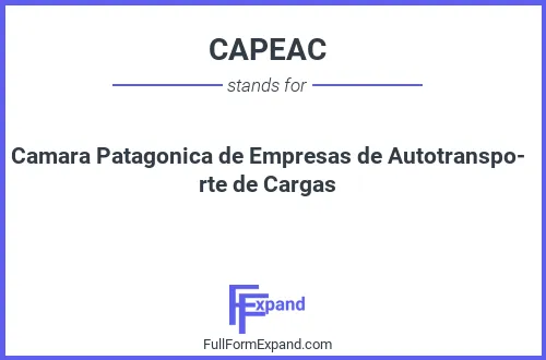 Full form of CAPEAC