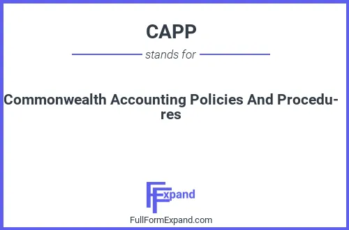 Full form of CAPP