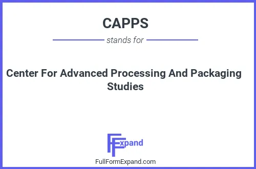 Full form of CAPPS