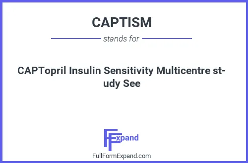 Full form of CAPTISM