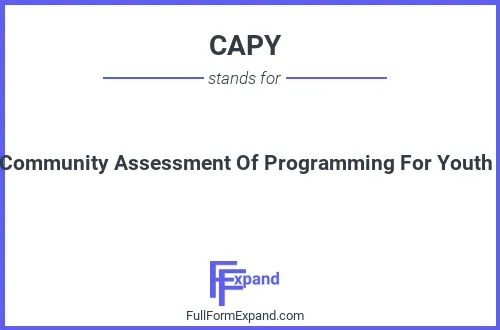 Full form of CAPY