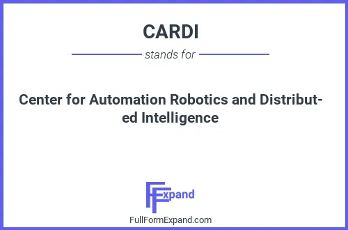 Full form of CARDI