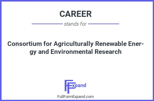 Full form of CAREER