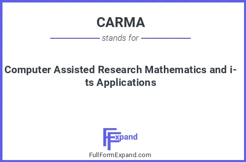 Full form of CARMA