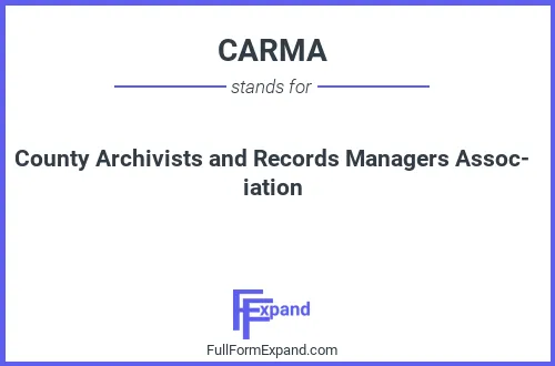 Full form of CARMA