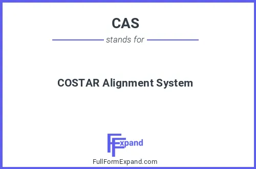 Full form of CAS