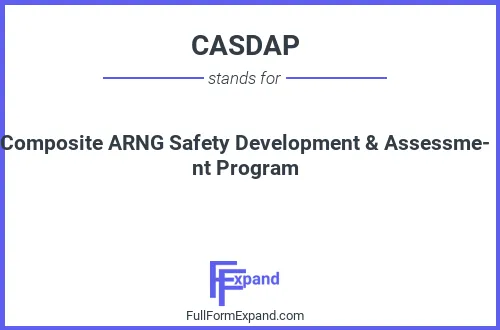 Full form of CASDAP