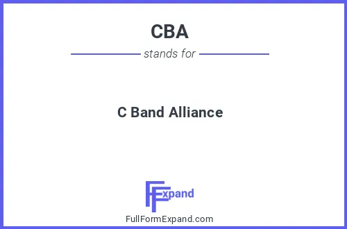 Full form of CBA