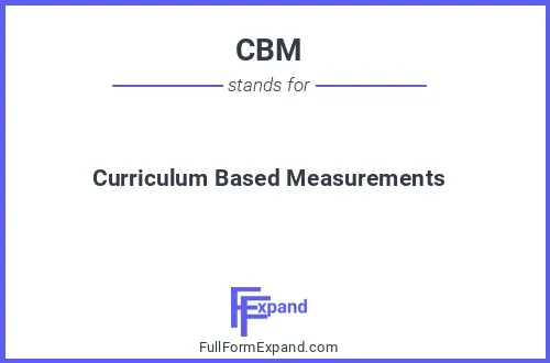 Full form of CBM