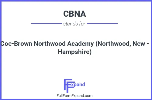 Full form of CBNA