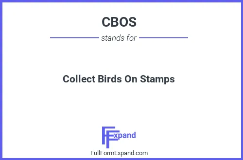 Full form of CBOS