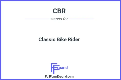 Full form of CBR