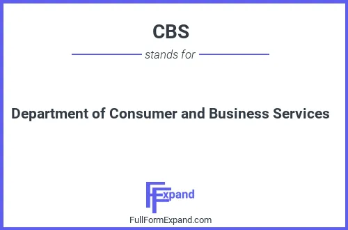 Full form of CBS