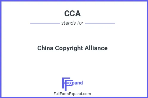 Full form of CCA