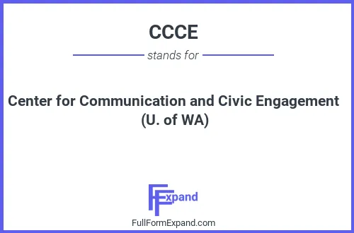 Full form of CCCE