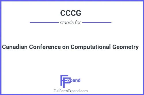 Full form of CCCG