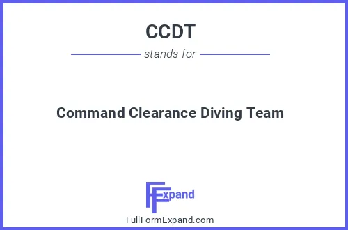 Full form of CCDT