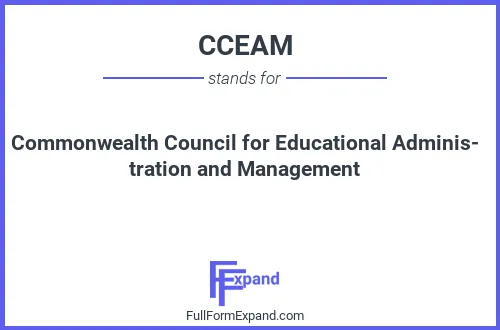 Full form of CCEAM