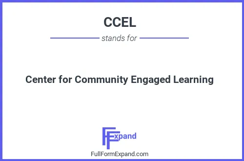 Full form of CCEL