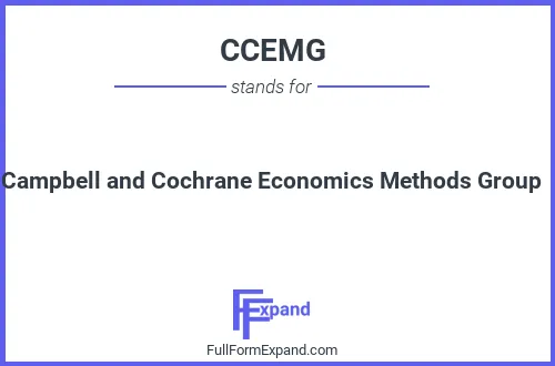 Full form of CCEMG