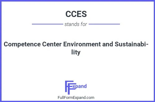 Full form of CCES